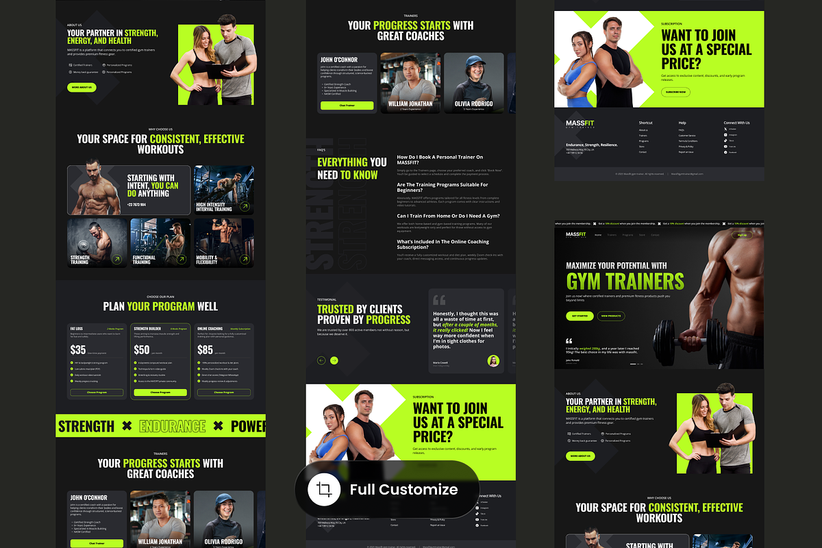 MASSFIT - Health and Fitness preview 3