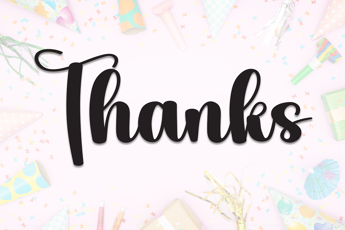 Birthday | Script Font, a Handwritten Font by Scratchones (Photo 9 of 9)