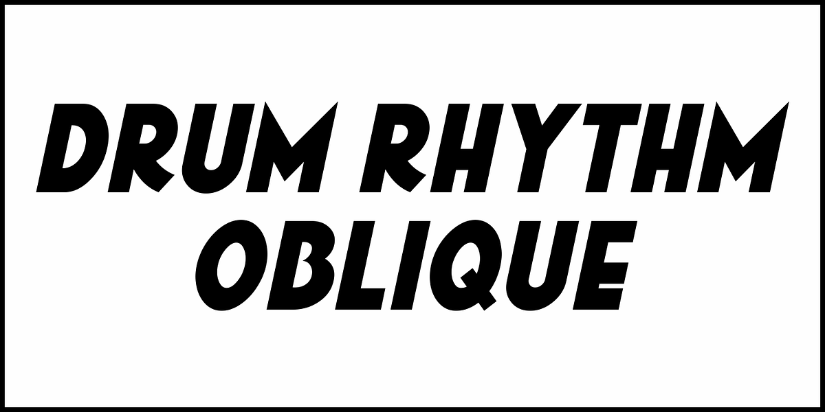 Drum Rhythm JNL, a Sans Serif Font by Jeff Levine Fonts (Photo 4 of 5)