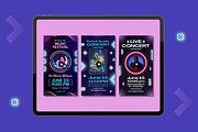 Neon Music Festival Instagram Story, a Templates & Theme by TemplateCastleStore (Thumbnail 6 of 9)