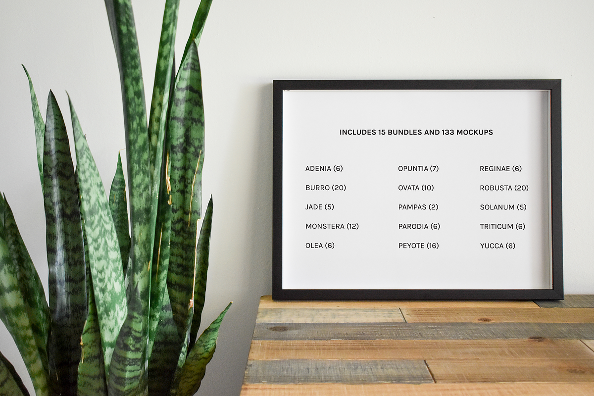 Picture Frame Mockup Ultra Bundle, a Household Mockup by Saguaro Digital (Photo 2 of 28)