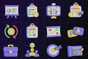 Business 3D Icon Pack, an Object Graphic by Artnivora.Std (Thumbnail 4 of 4)
