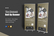 Capture The Moment Roll Up Banner, a Print Template by Esensifiksi.studio (Thumbnail 1 of 2)