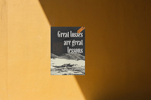 Motivational Wall Poster, a Poster Template by Bizz_District_Studio