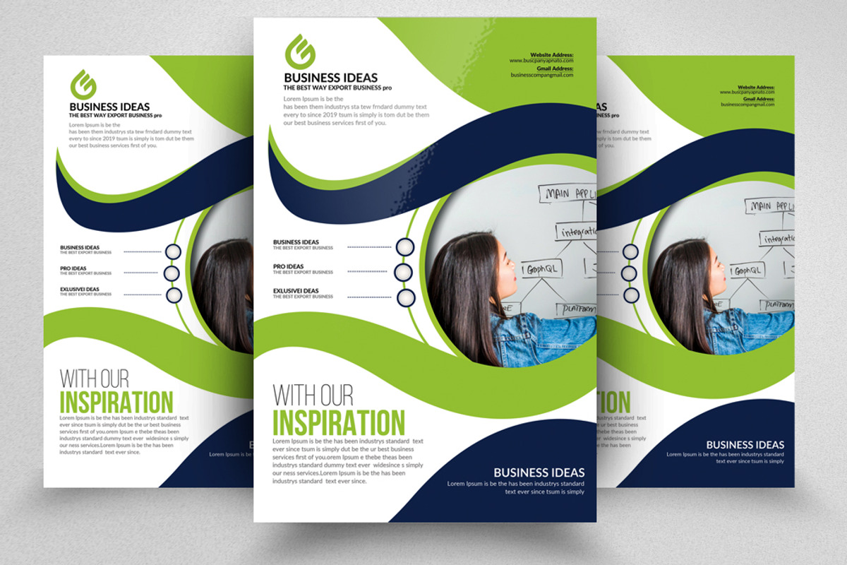 100 Business Flyers Mega Bundle, a Flyer Template by Design Up (Photo 17 of 100)