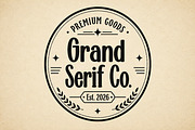 Grand Serif, a Script Font by Wow Magic (Thumbnail 5 of 5)