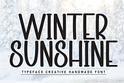 Winter Sunshine | Script Font, a Script Font by Scratchones (Thumbnail 1 of 8)