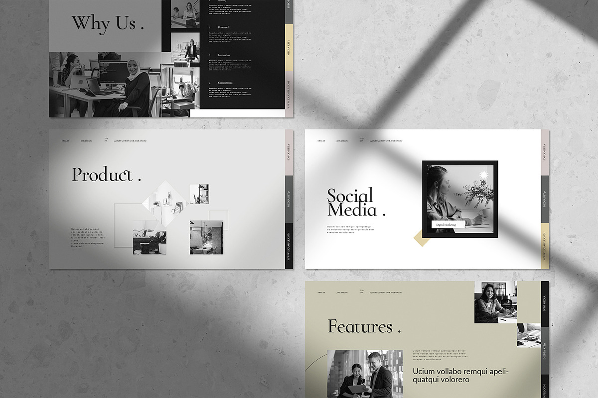 Media Kit Template, a Presentation Template by White Graphic