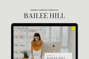 Bailee Hill Showit Template