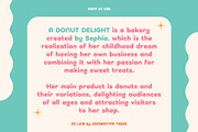 EZ Doughie, a Sans Serif Font by Zafara Studios (Thumbnail 5 of 6)