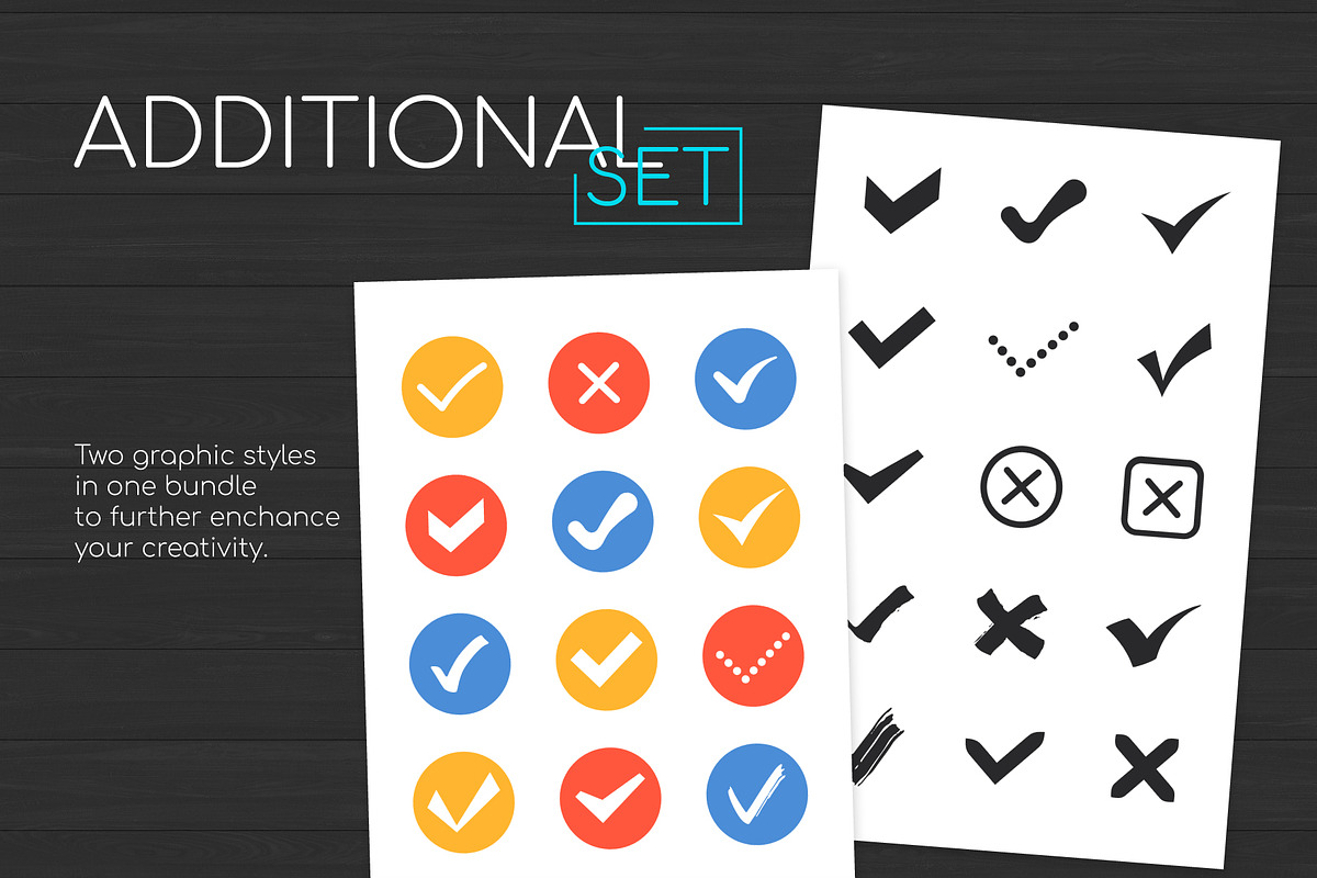 Check Marks Icons Set preview 2