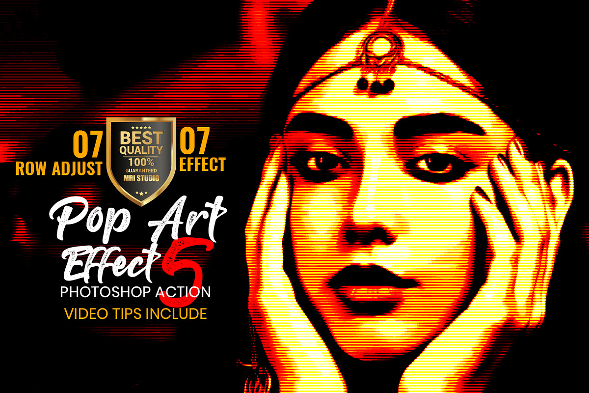 Pop Art Effect Photoshop Action, an Action Add-On by MRI STUDIO (Photo 1 of 20)