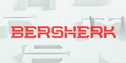 Bersherk, a Sans Serif Font by Daniel Marina (Thumbnail 1 of 7)