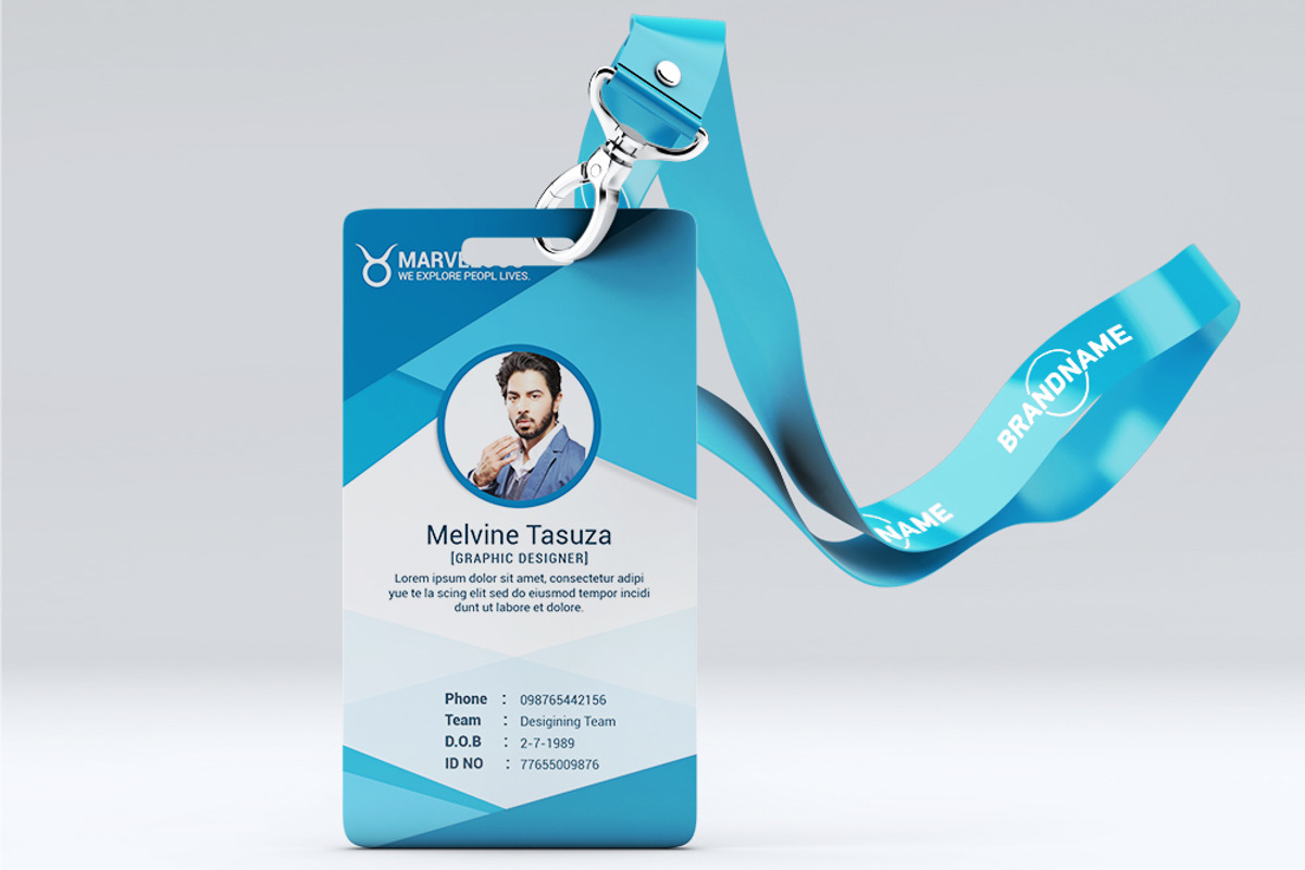 Id Card Template, a Card Template by Business Flyers (Photo 1 of 4)