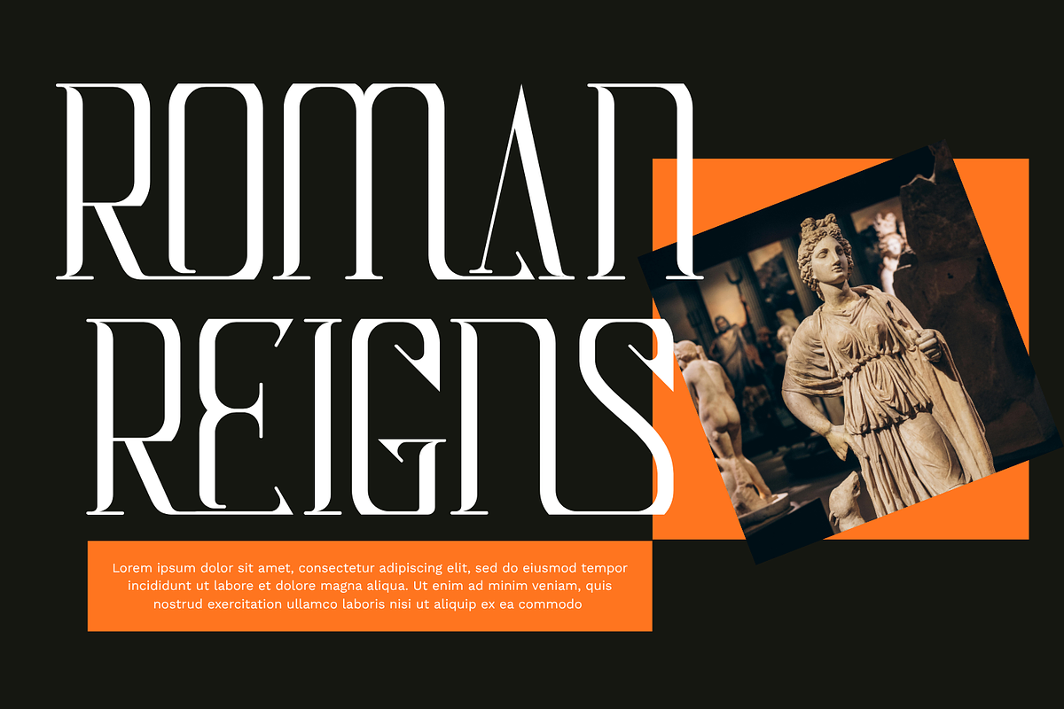 MASSIVE COVERAGE - MODERN SERIF FONT, a Serif Font by 177Studio (Photo 5 of 8)