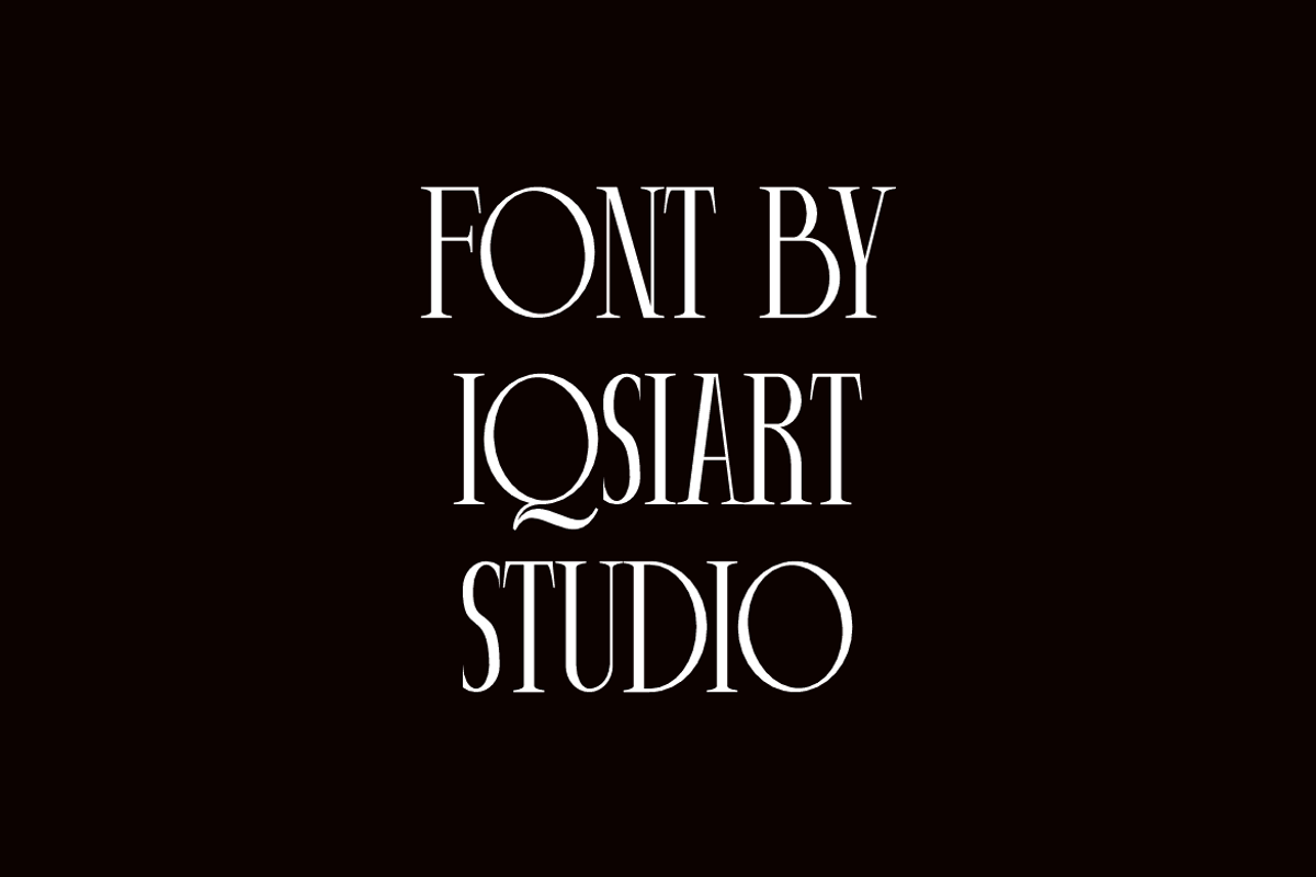 Duqeron - Modern Elegant Font, a Serif Font by Iqsiart Studio (Photo 4 of 7)