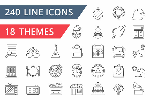 Line Icons Collection