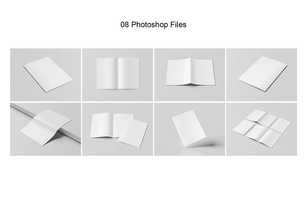 A4 / A5 Brochure Mockup, a Books & Magazine Mockup by Tokobeta