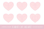 Faint of Heart Clipart Set, an Object Illustration by Patterns for Dessert (Thumbnail 2 of 13)