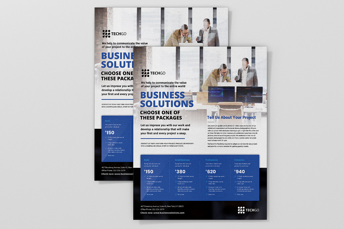 Pricing sheet flyer, a Flyer Template by MadridNYC (Photo 3 of 3)