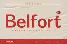 Belfort Bold | Modern Sans
