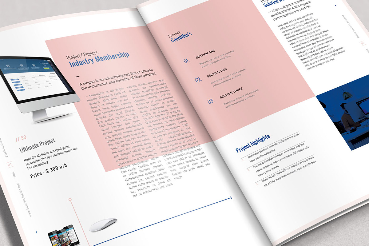 Annual Report Template, a Brochure Template by Elite_Standard (Photo 7 of 13)