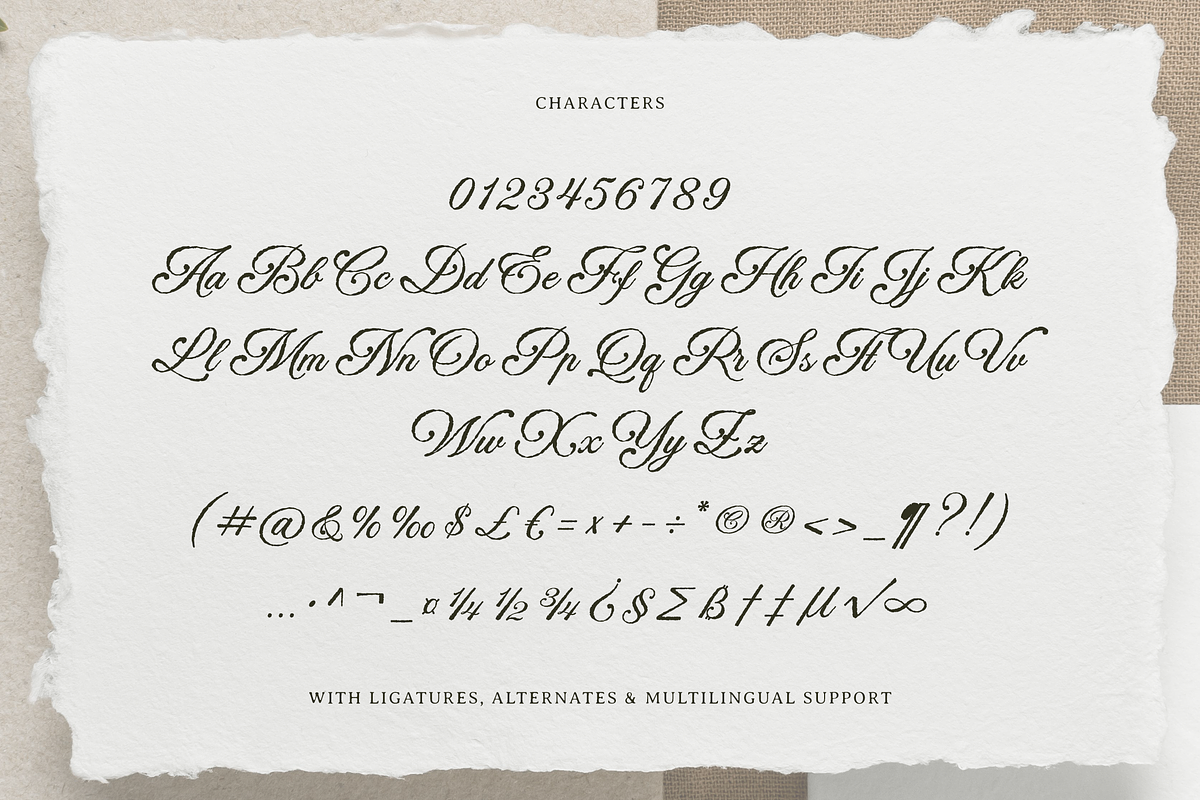 Eloquent Signature-Luxury Script, a Script Font by Namara Creative Studio (Photo 7 of 12)