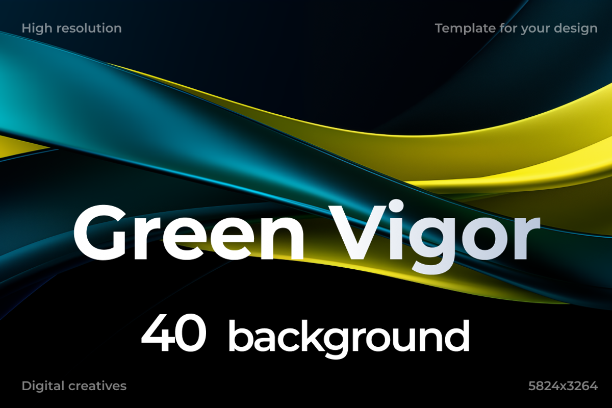 Green Vigor  Background Set, a Wallpaper Graphic by Digital Blood (Photo 1 of 15)