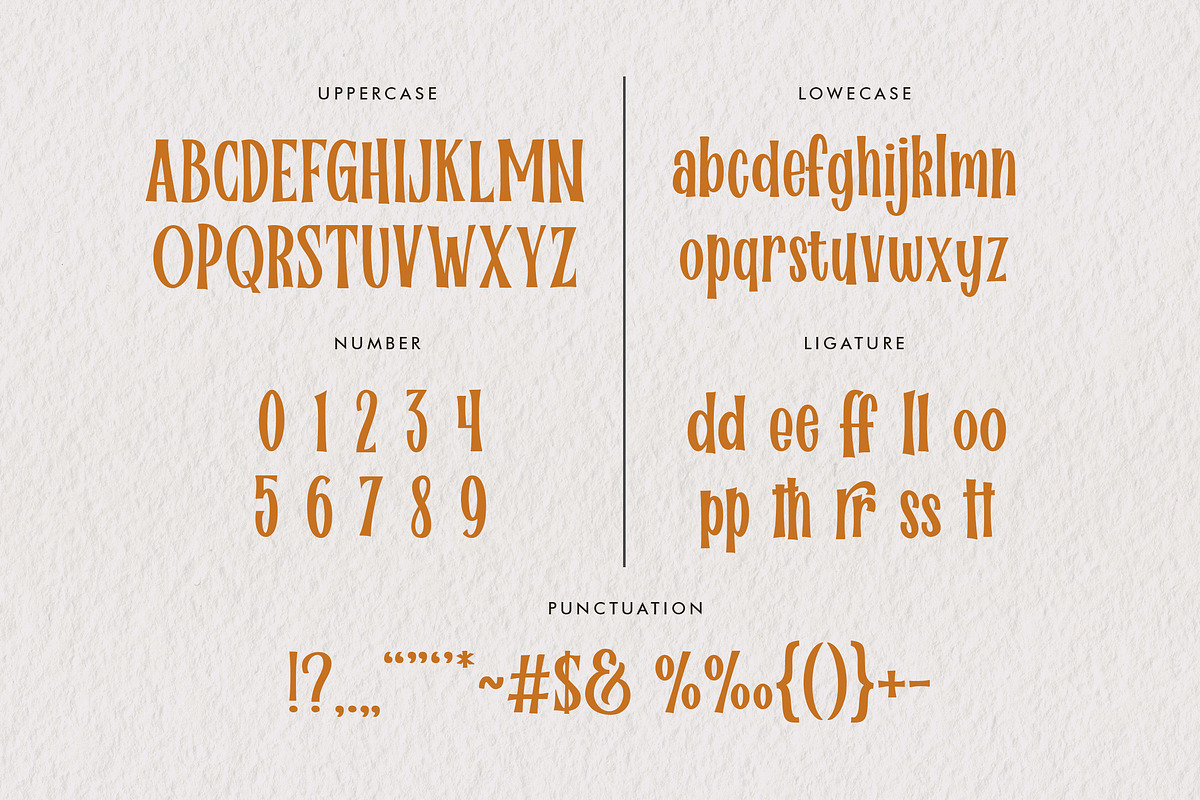 Hamerald - Seasonal Halloween Font, a Font by Typehand Studio (Photo 4 of 9)