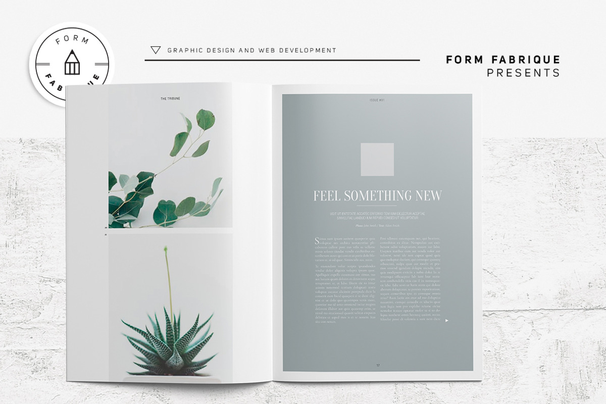 Tribune Magazine, a Magazine Template by Form Fabrique (Photo 14 of 20)