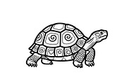 Turtle Line Art Illustration Bundle, an Illustration by Creativeshirt (Thumbnail 35 of 48)