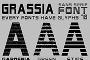 Grassia Font, a Sans Serif Font by Emdaduljs (Thumbnail 1 of 4)