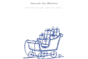 Winter Doodles Clipart Set, a Decorative Illustration by Pati Paints (Thumbnail 5 of 11)