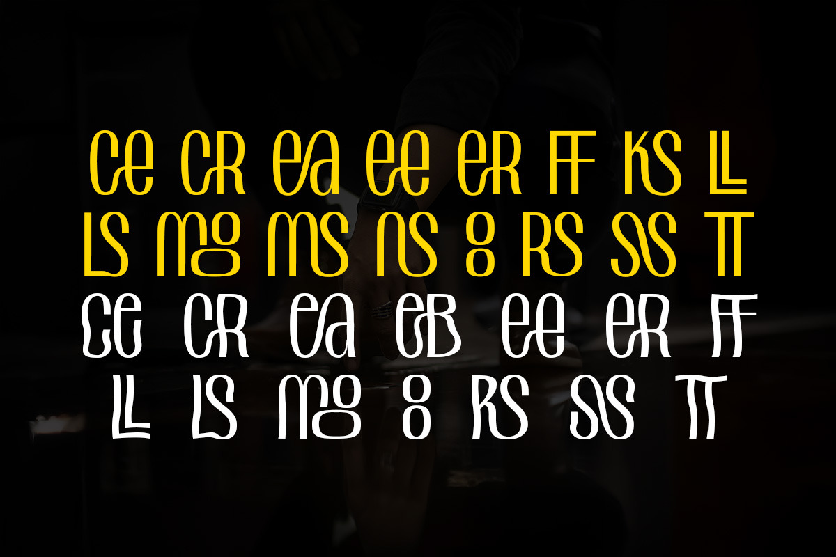 Echolette Breeze - Playful Condensed, a Sans Serif Font by Afkari Studio (Photo 2 of 9)