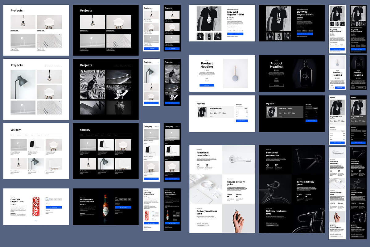 Modularity Figma Web Design UI Kit, an UI Kit Template by Modularity Design (Photo 8 of 11)