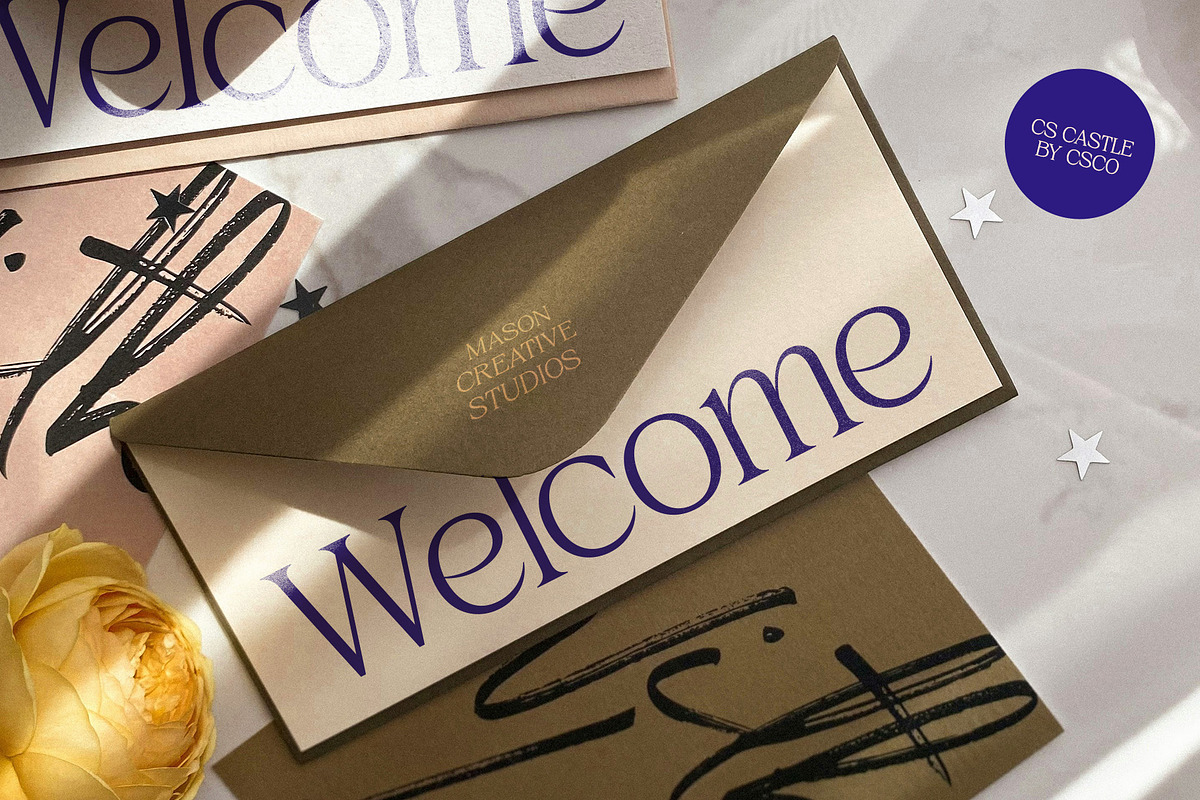 CS Castle – Elegant Font, a Serif Font by Craft Supply Co. (Photo 7 of 8)