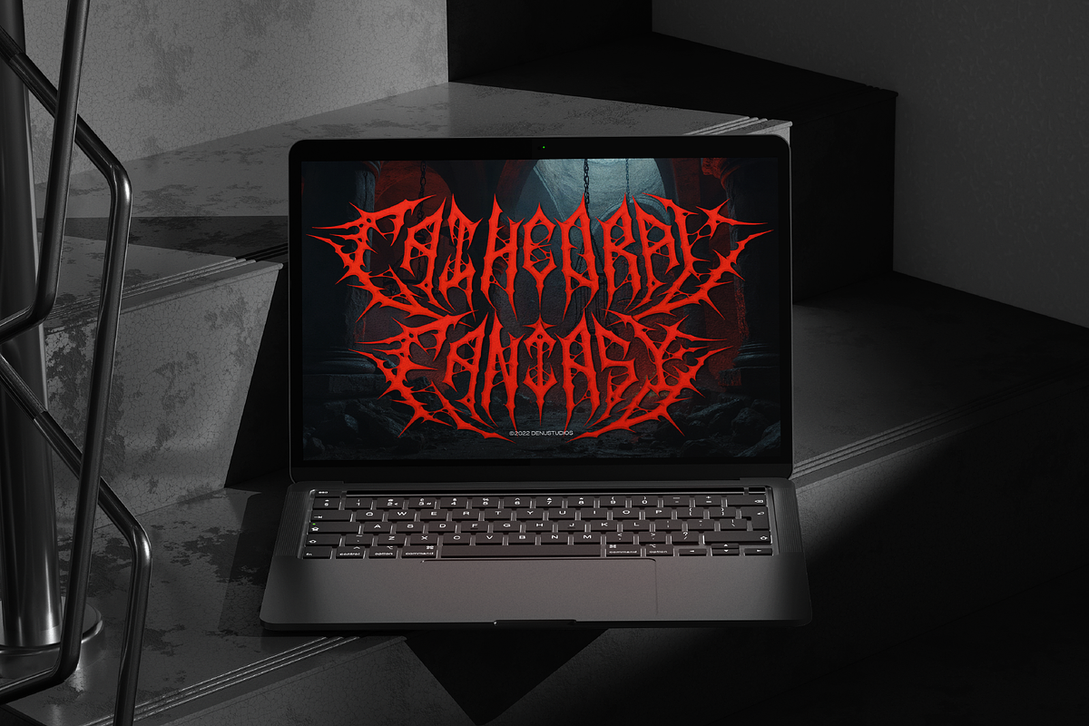Reapergod | Black Metal Font, a Blackletter Font by Denustudios (Photo 8 of 10)