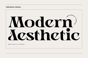 Modern Aesthetic - Modern Serif