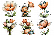 Whimsical Spring Tulip Flower Clipar, an Illustration by Daily.Designs (Thumbnail 6 of 8)