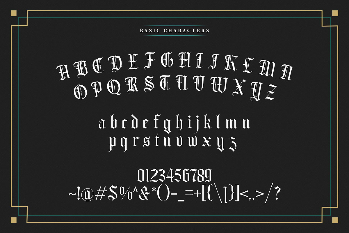The Quality Brave Typeface, a Blackletter Font by alit design (Photo 3 of 17)