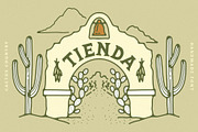 Tienda Display Font, a Serif Font by Cactus Country (Thumbnail 1 of 6)