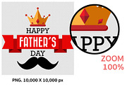 Father's day 30 Design set, a Graphic by Paperboxshop (Thumbnail 7 of 7)