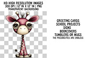 Baby Animal Clipart Bundle, an Illustration by Craft Nest (Thumbnail 4 of 6)