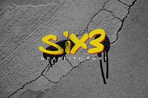 Six3 Graffiti Urban Tag Hip Hop Font