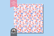 Fourth Of July Bows Seamless Pattern, a Pattern Graphic by KisbyArt (Thumbnail 3 of 3)