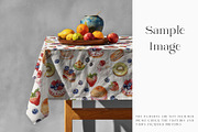 Square Tablecloth Mockups, a Household Mockup by mock-ups (Thumbnail 10 of 28)