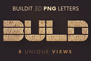 Build It Brick - 3D Lettering, a Graphic by MIIM (Thumbnail 2 of 8)