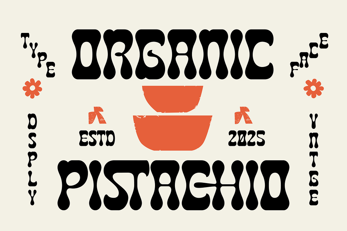 Tortilas Mustard – Funky Retro Font, a Sans Serif Font by Vampstudio (Photo 2 of 10)