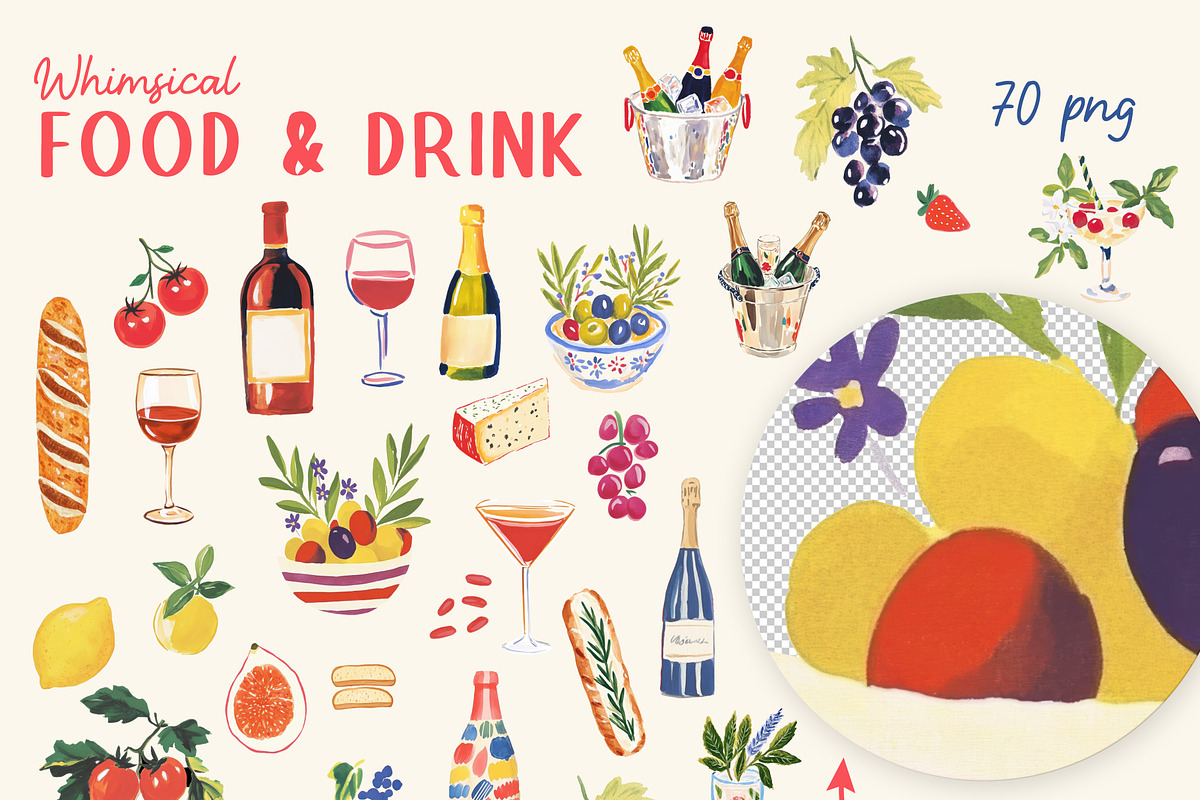 Whimsical Summer collection, a Seasonal Illustration by Polli Deeva (Photo 7 of 13)