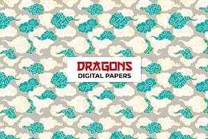 Chinese Dragon Digital Papers